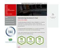 Tablet Screenshot of dr-med-heuer.de
